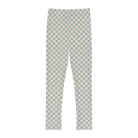 Checked Youth Full-Length Leggings