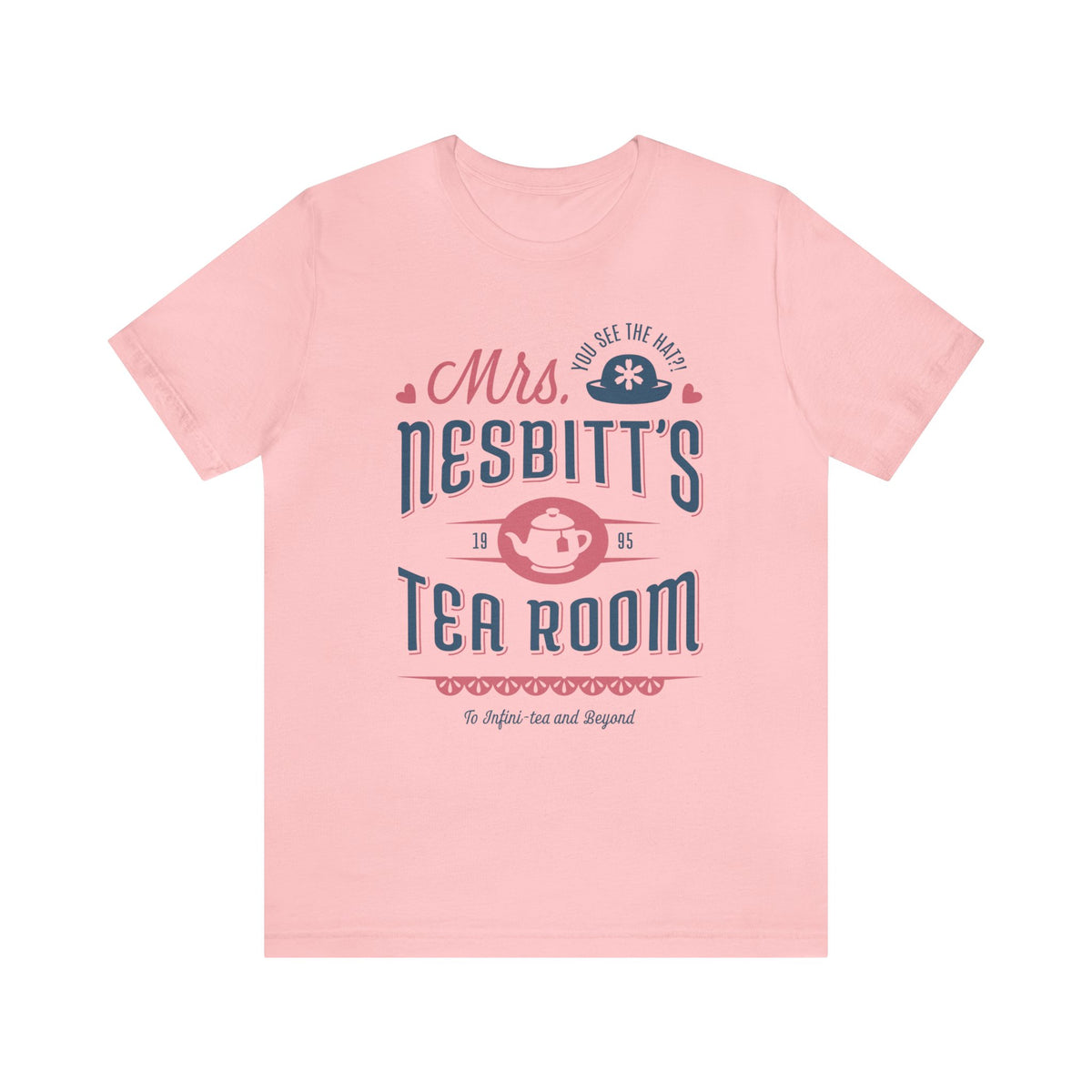 Mrs. Nesbitt’s Tea House Mint & Lavender Bella Canvas Unisex Jersey Short Sleeve Tee