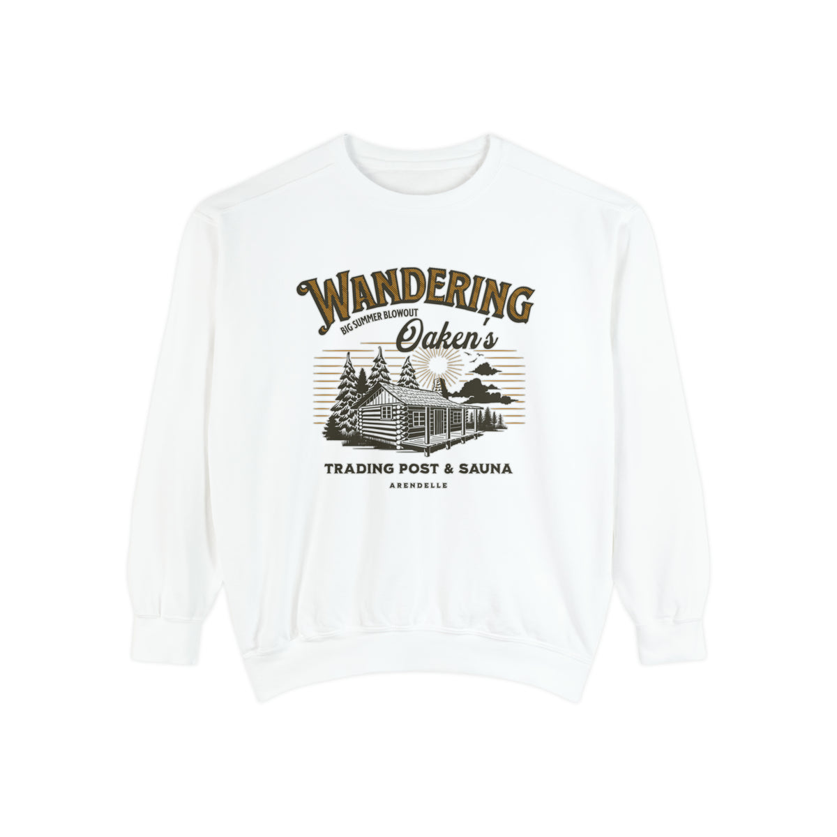 Wandering Oaken’s Trading Post Comfort Colors Unisex Garment-Dyed Sweatshirt
