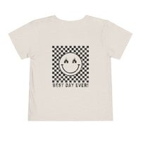 Best Day Ever Bella Canvas Toddler Short Sleeve Tee