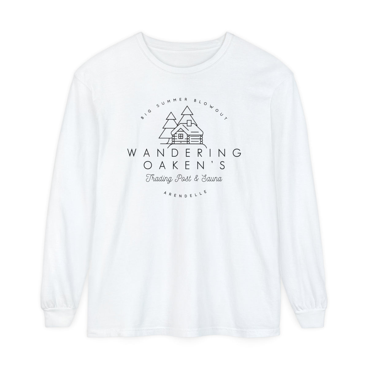 Wandering Oaken’s Trading Post Comfort Colors Unisex Garment-dyed Long Sleeve T-Shirt