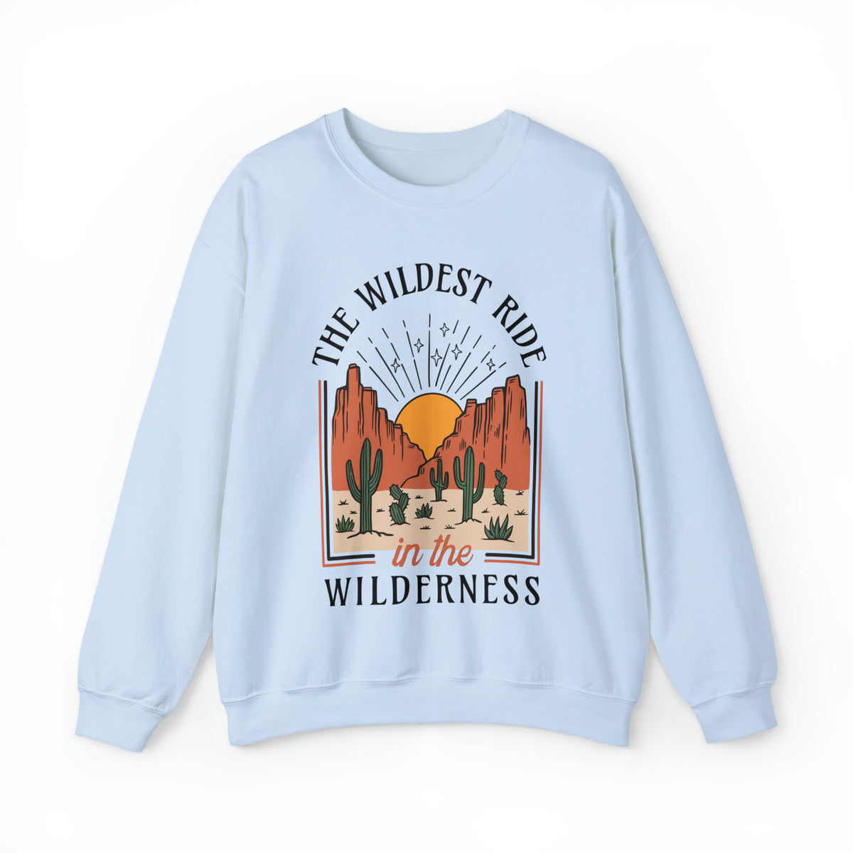 The Wildest Ride In The Wilderness Gildan Unisex Heavy Blend™ Crewneck Sweatshirt