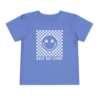 Best Day Ever Bella Canvas Toddler Short Sleeve Tee