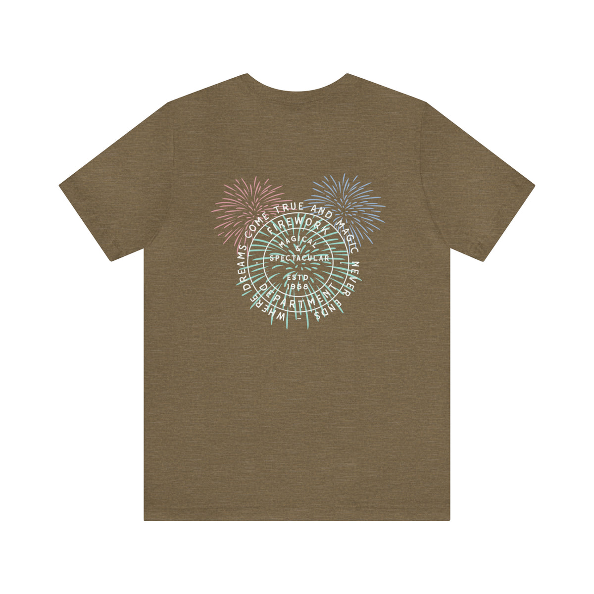 Firework Department Bella Canvas Unisex Jersey Short Sleeve Tee