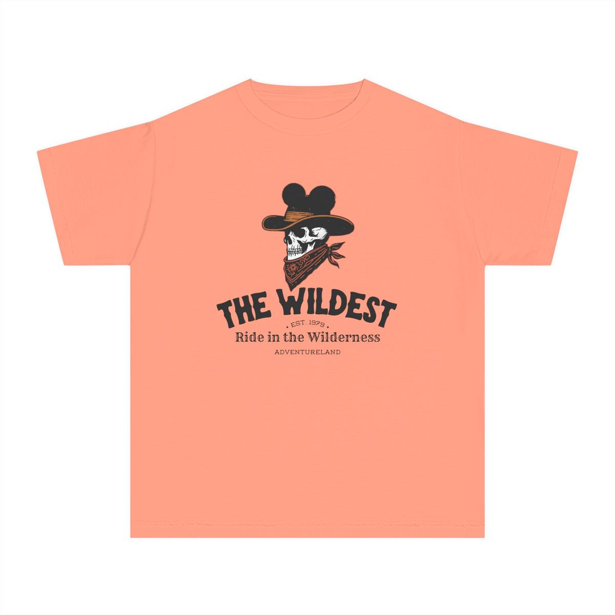 The Wildest Ride in the Wilderness Comfort Colors Youth Midweight Tee