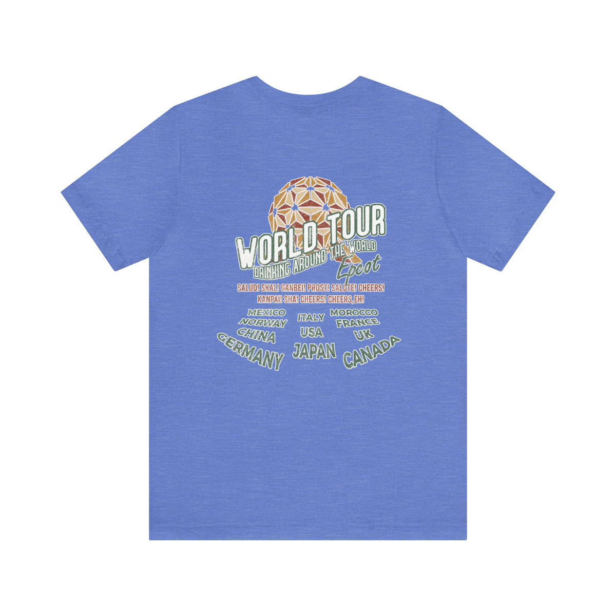 World Tour Bella Canvas Unisex Jersey Short Sleeve Tee