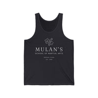 Mulan's School of Martial Arts Bella Canvas Unisex Jersey Tank