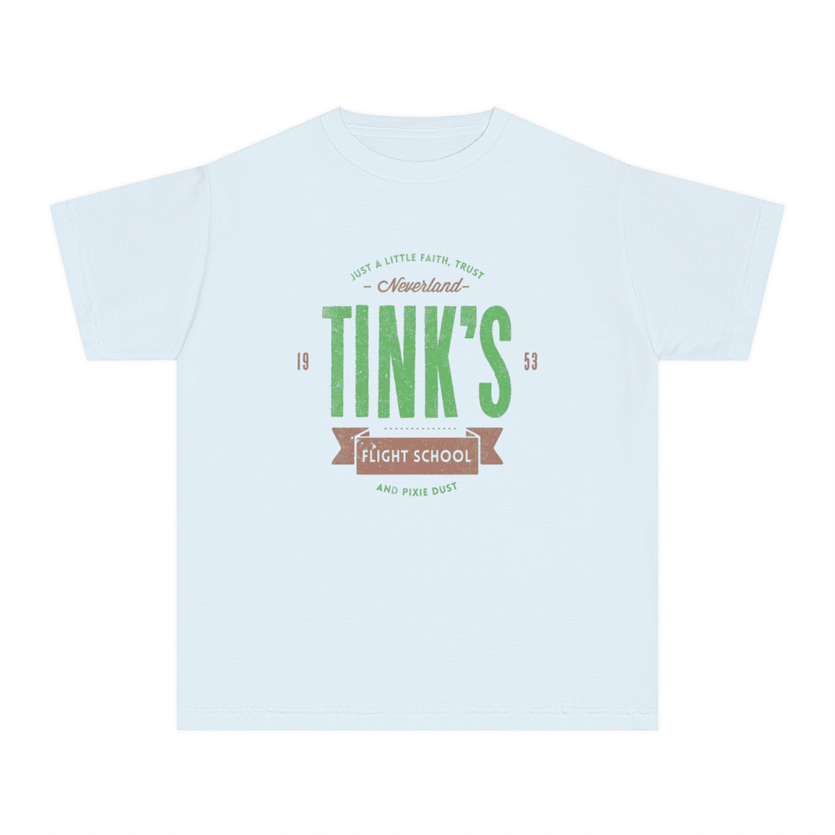 Tink's Flight School Comfort Colors Youth Midweight Tee