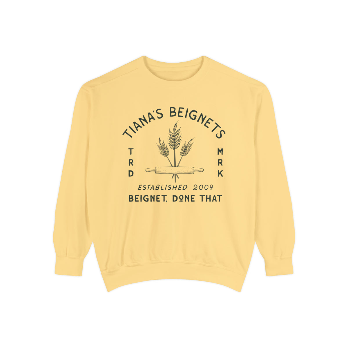Tiana's Beignets Comfort Colors Unisex Garment-Dyed Sweatshirt