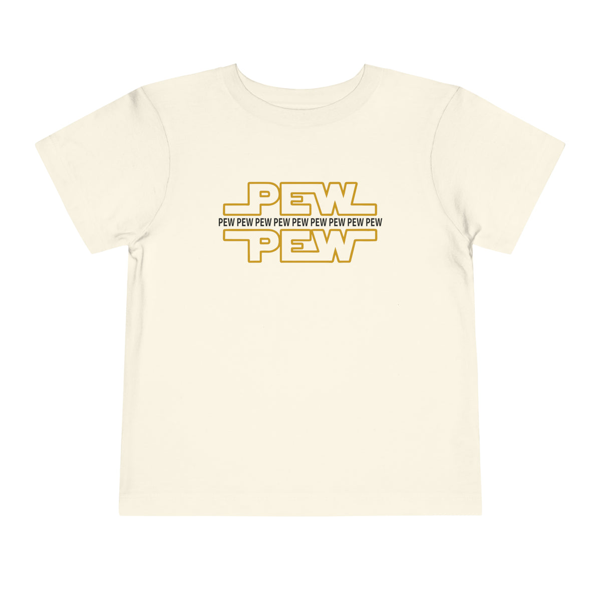PEW PEW PEW Bella Canvas Toddler Short Sleeve Tee
