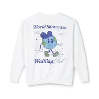 World Showcase Walking Club Unisex Lightweight Comfort Colors Crewneck Sweatshirt