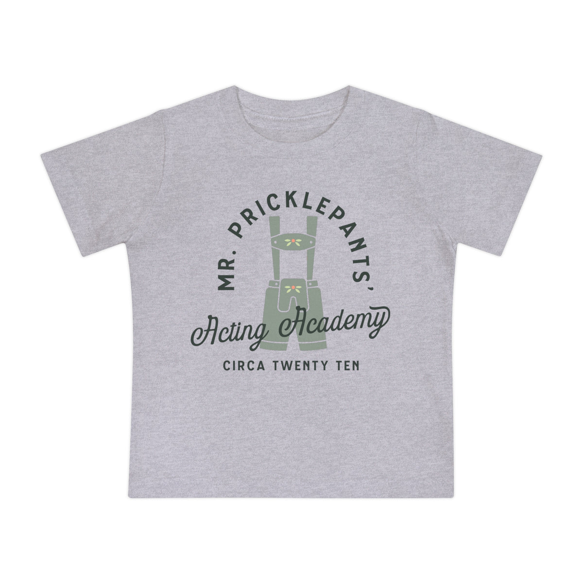 Mr. Pricklepants’ Acting Academy Bella Canvas Baby Short Sleeve T-Shirt
