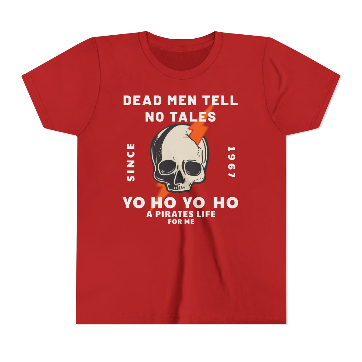 Dead Men Tell No Tales Bella Canvas Youth Short Sleeve Tee