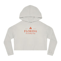 Florida It's One Hell of a Drug Women’s Cropped Hooded Sweatshirt