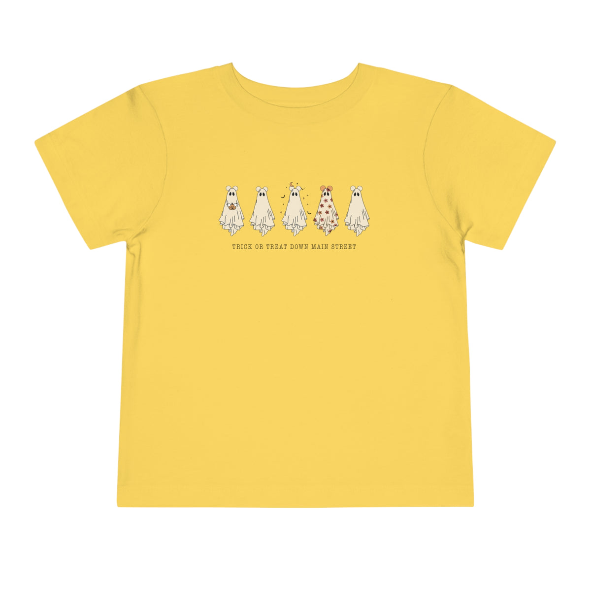Trick or Treat Down Main Street Toddler Short Sleeve Tee