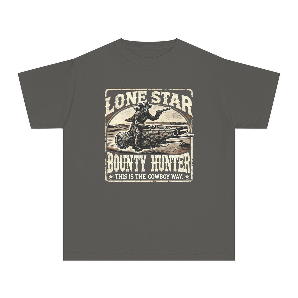 Lone Star Bounty Hunter Comfort Colors Youth Midweight Tee