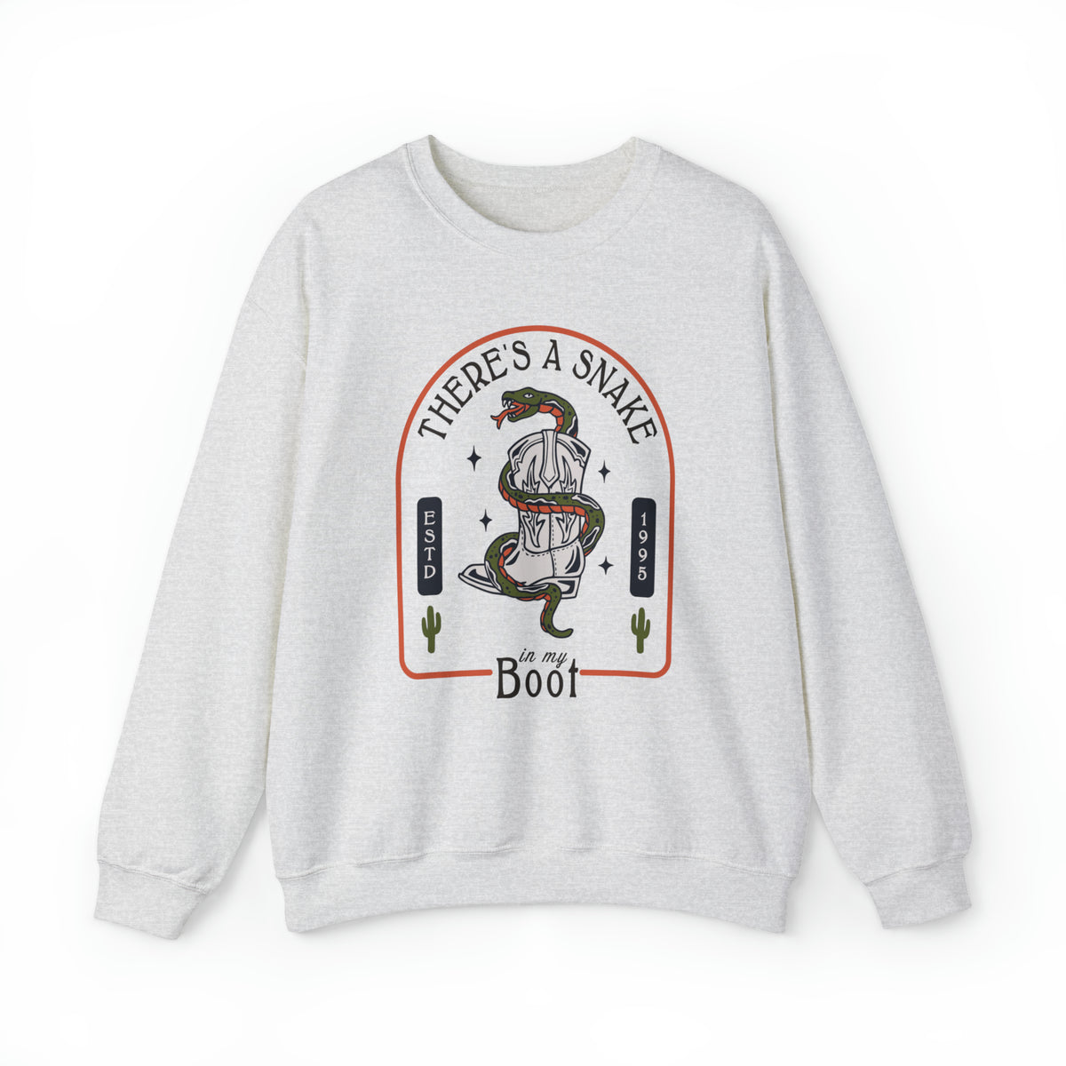 There's A Snake In My Boot Gildan Unisex Heavy Blend™ Crewneck Sweatshirt