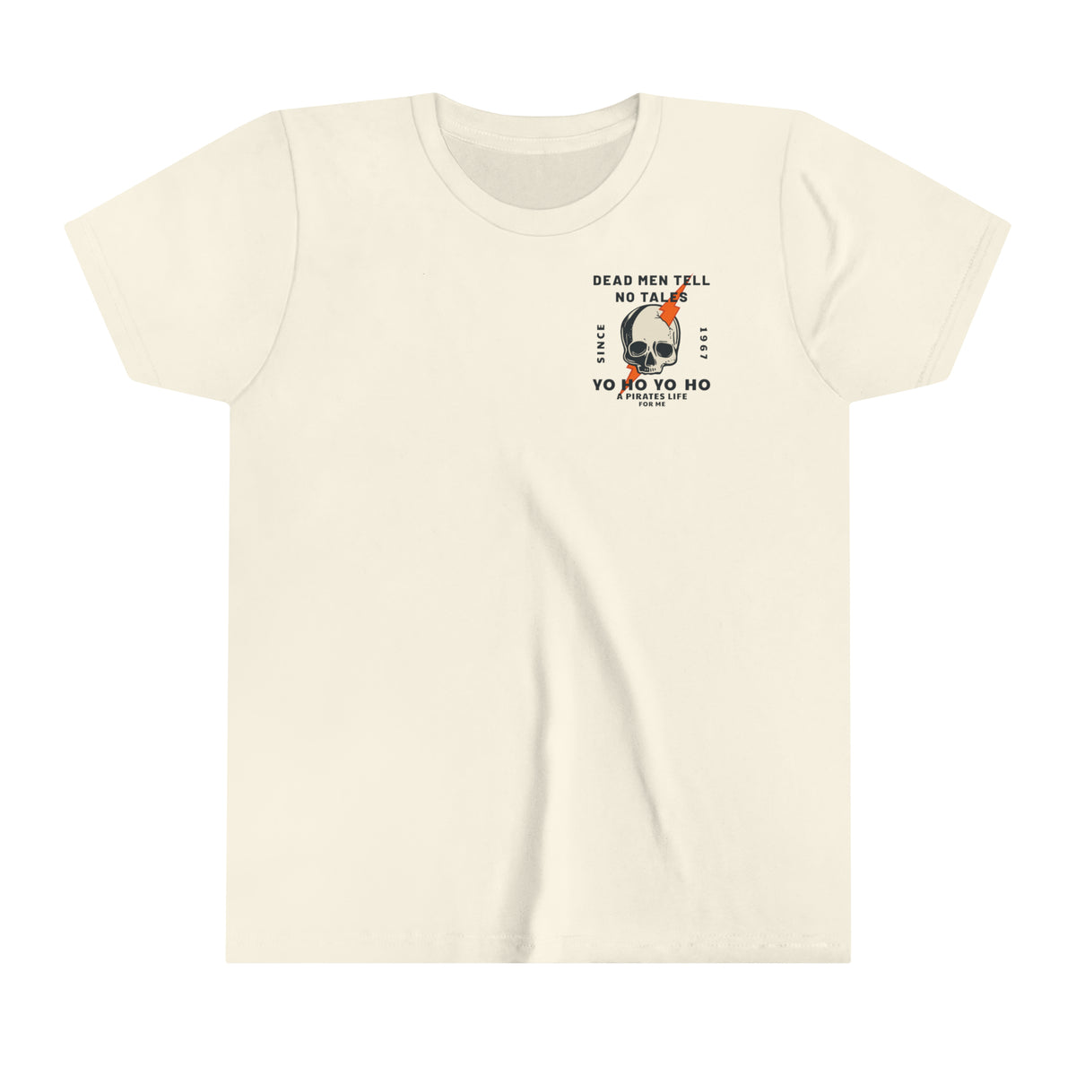 Dead Men Tell No Tales Bella Canvas Youth Short Sleeve Tee