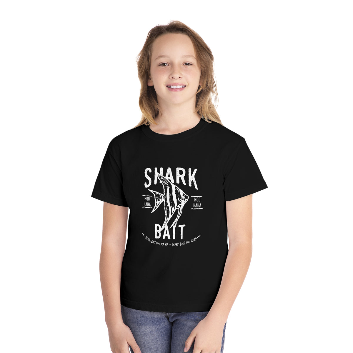 Shark Bait Hoo Haha Comfort Colors Youth Midweight Tee