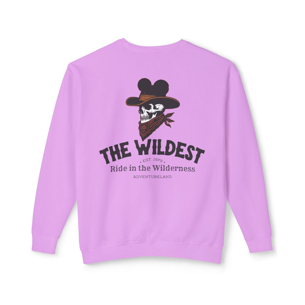 The Wildest Ride in the Wilderness Unisex Lightweight Comfort Colors Crewneck Sweatshirt
