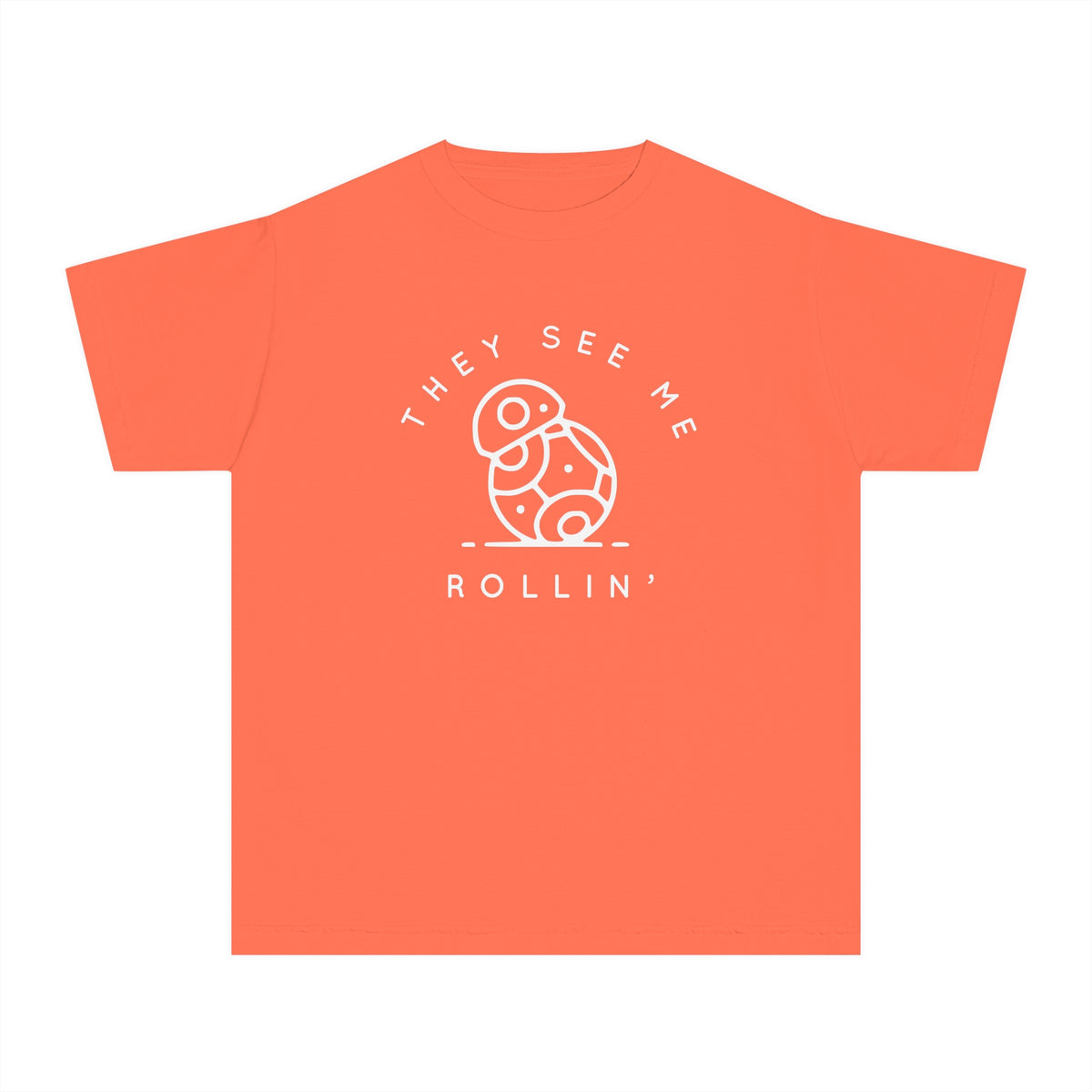 They See Me Rollin' Comfort Colors Youth Midweight Tee