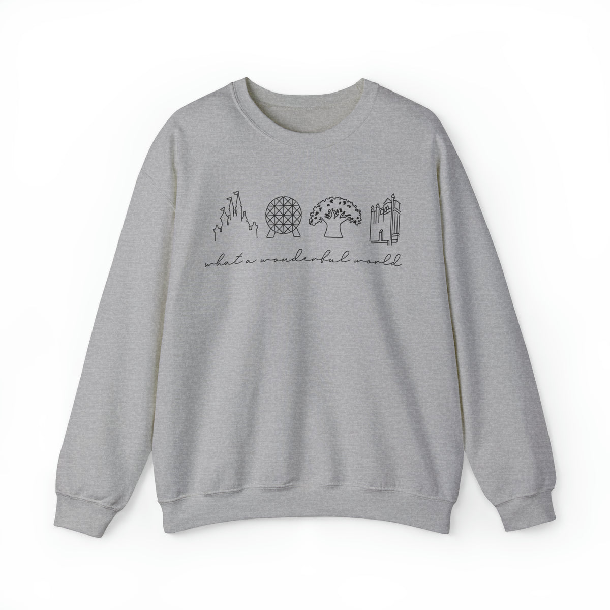 What a Wonderful World Gildan Unisex Heavy Blend™ Crewneck Sweatshirt