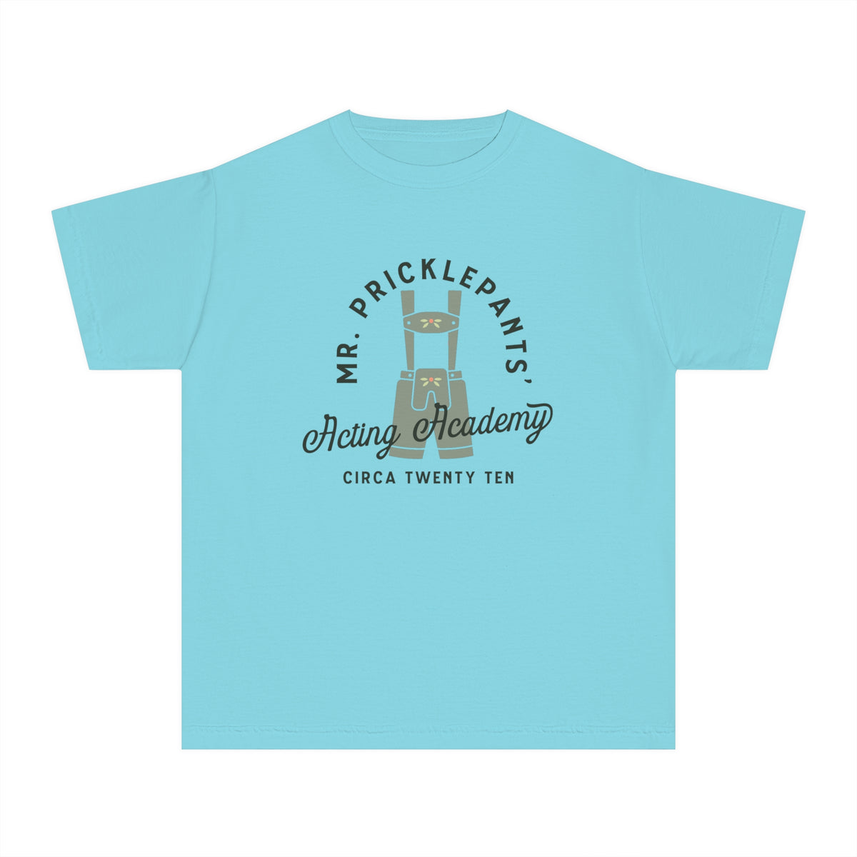 Mr. Pricklepants’ Acting Academy Comfort Colors Youth Midweight Tee