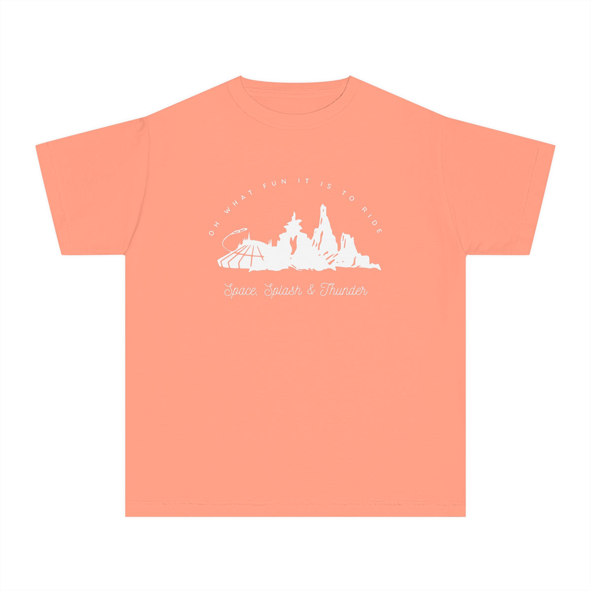 Oh What Fun It Is To Ride Comfort Colors Youth Midweight Tee