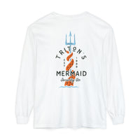 Triton's Mermaid Security Comfort Colors Unisex Garment-dyed Long Sleeve T-Shirt