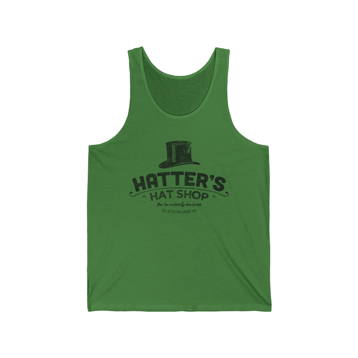 Hatter's Hat Shop Bella Canvas Unisex Jersey Tank