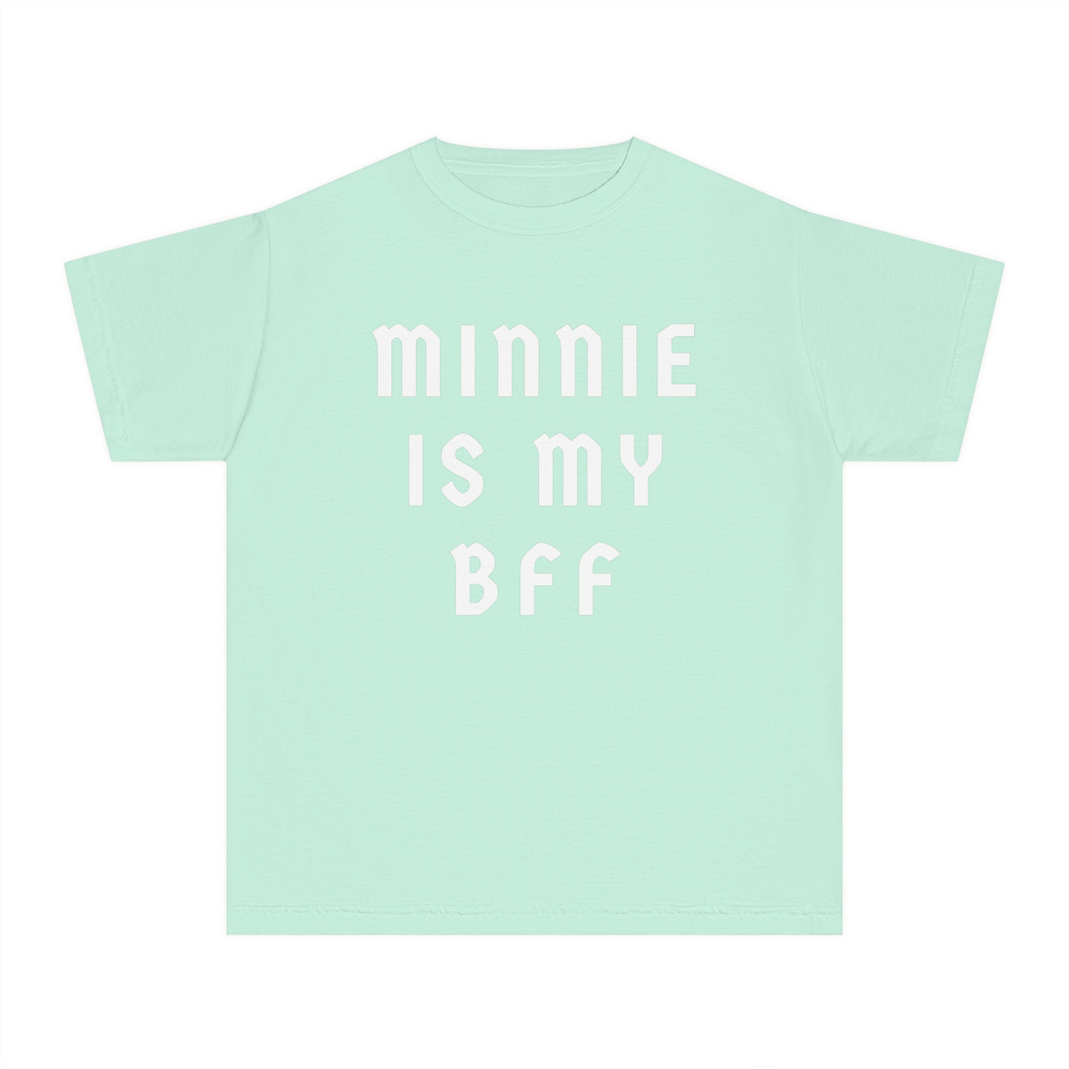 Minnie Is My BFF Comfort Colors Youth Midweight Tee