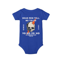 Dead Men Tell No Tales Bella Canvas Infant Jersey One Piece