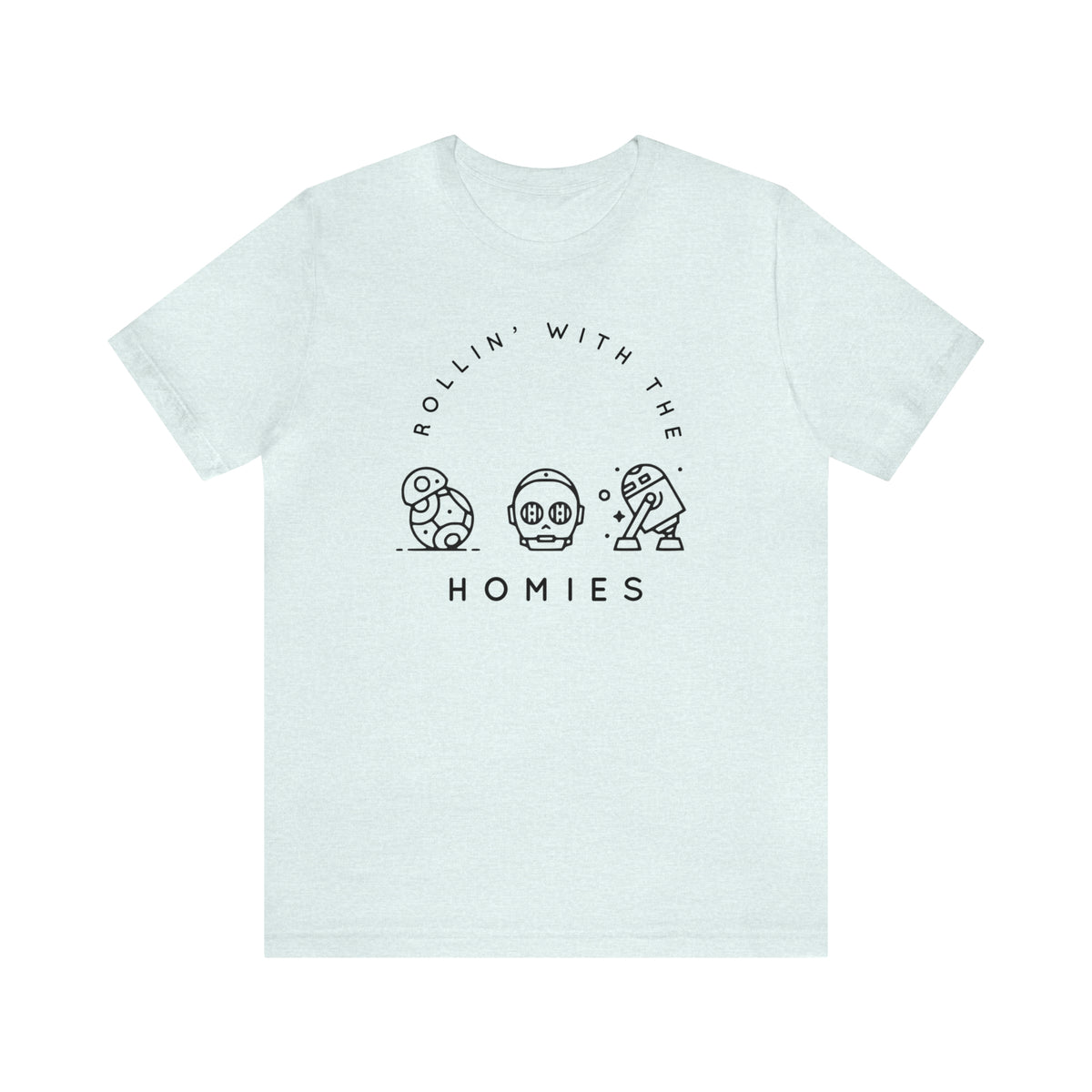 Rollin’ With The Homies Bella Canvas Unisex Jersey Short Sleeve Tee