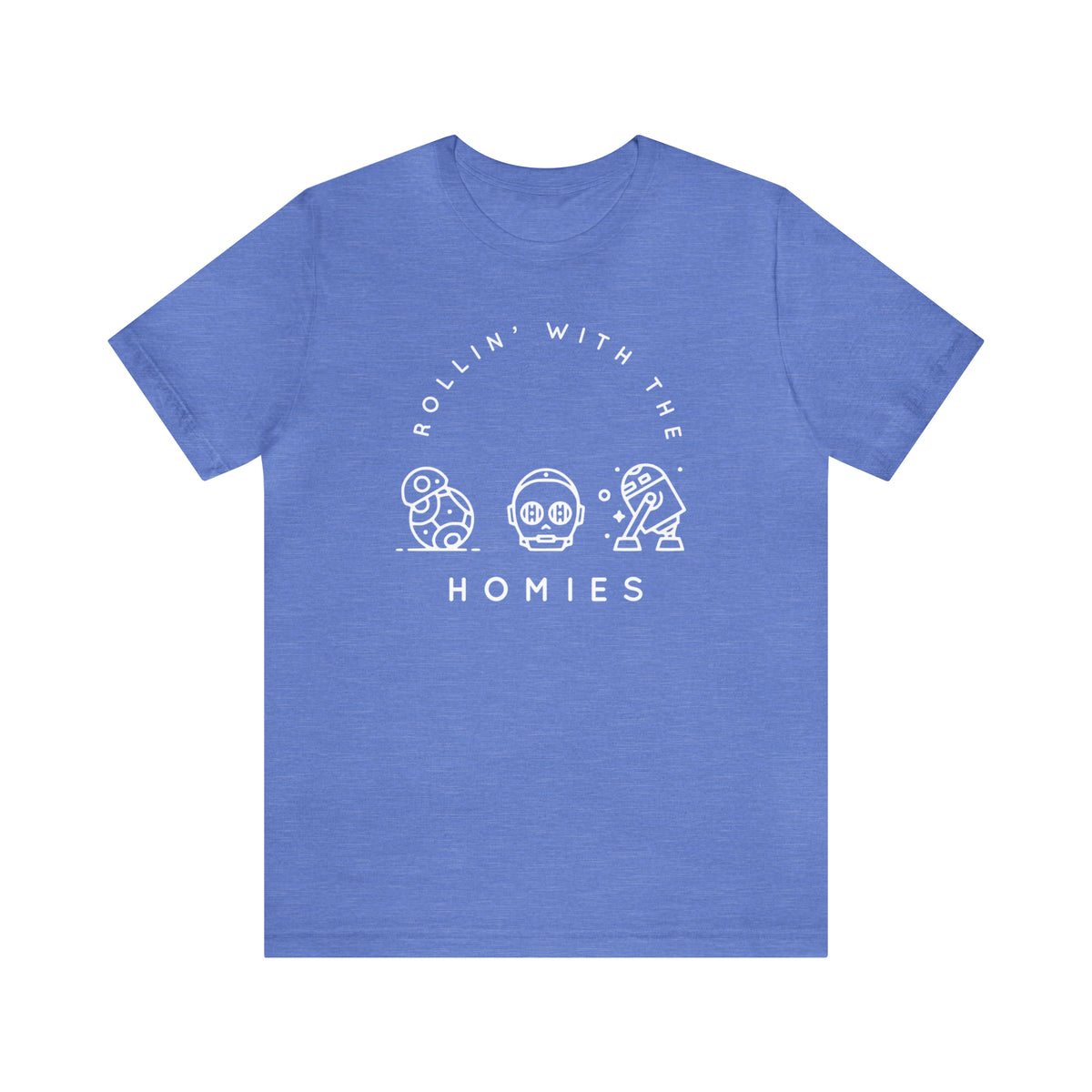Rollin’ With The Homies Bella Canvas Unisex Jersey Short Sleeve Tee