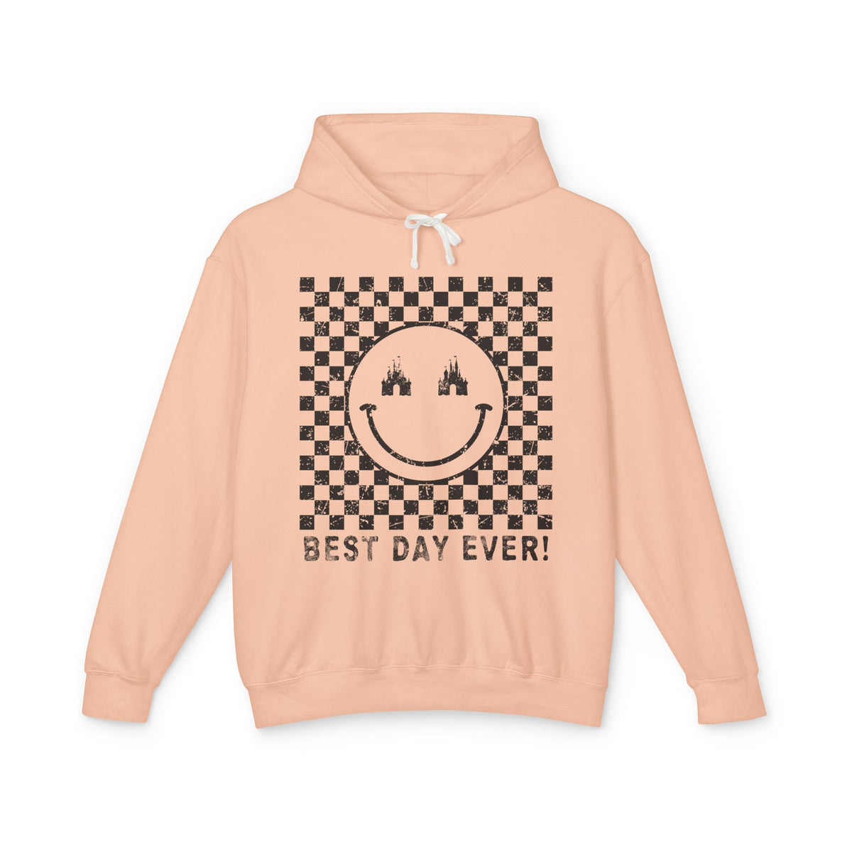 Best Day Ever Comfort Colors Unisex Lightweight Hooded Sweatshirt