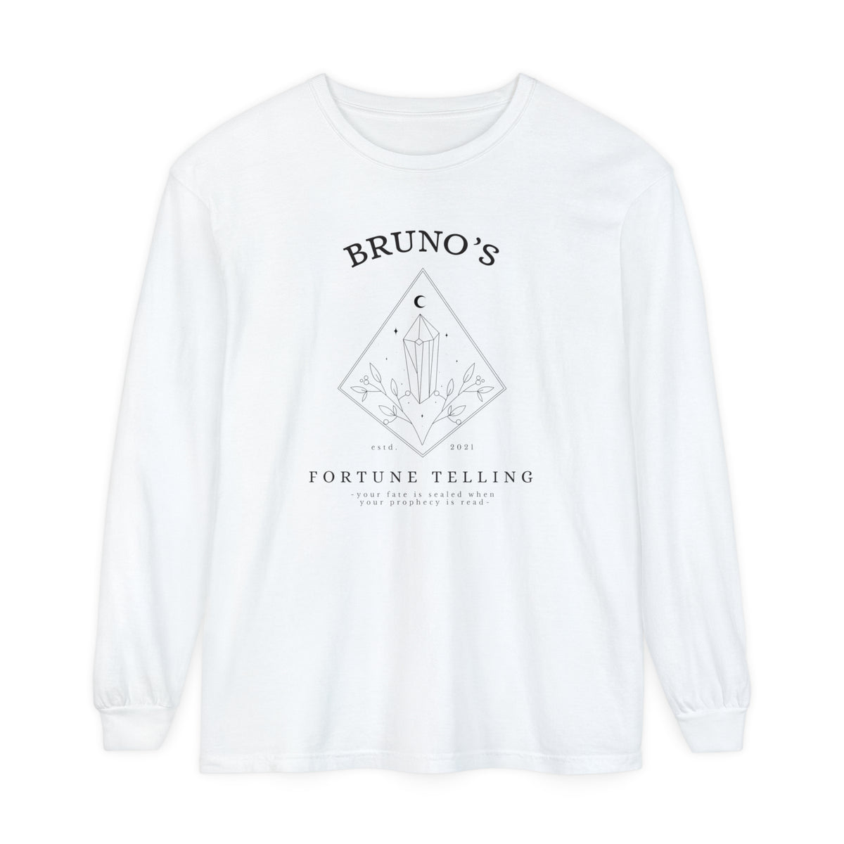 Bruno's Fortune Telling Comfort Colors Unisex Garment-dyed Long Sleeve T-Shirt