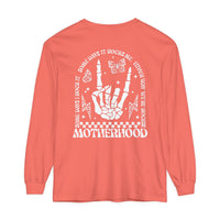 Motherhood Comfort Colors Unisex Garment-dyed Long Sleeve T-Shirt