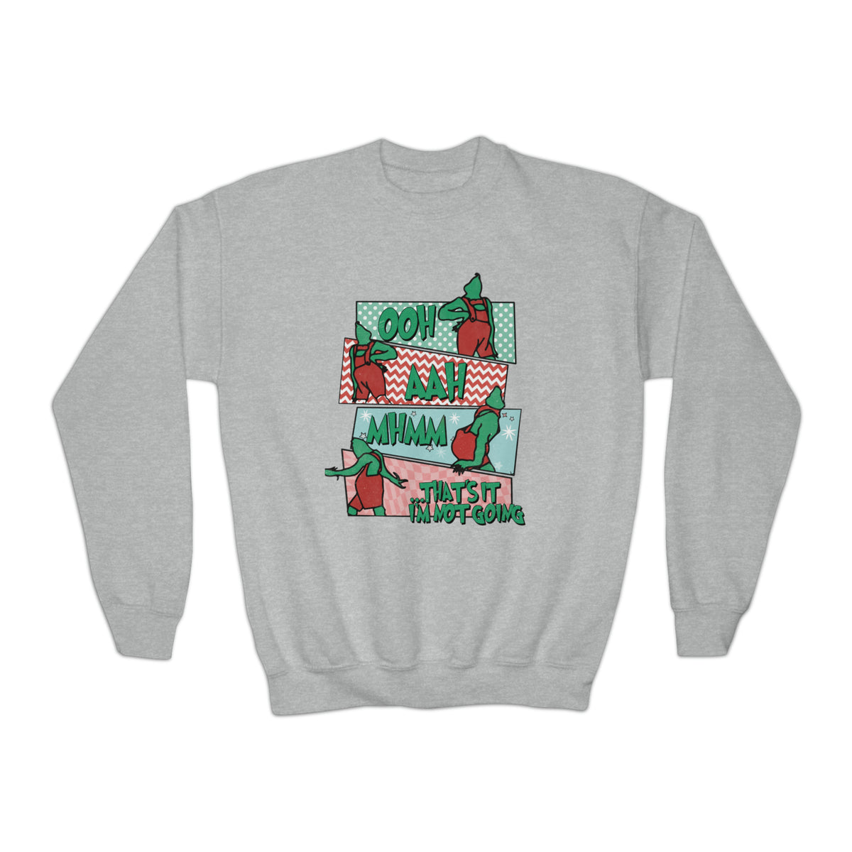 That's It I'm Not Going Gildan Youth Crewneck Sweatshirt