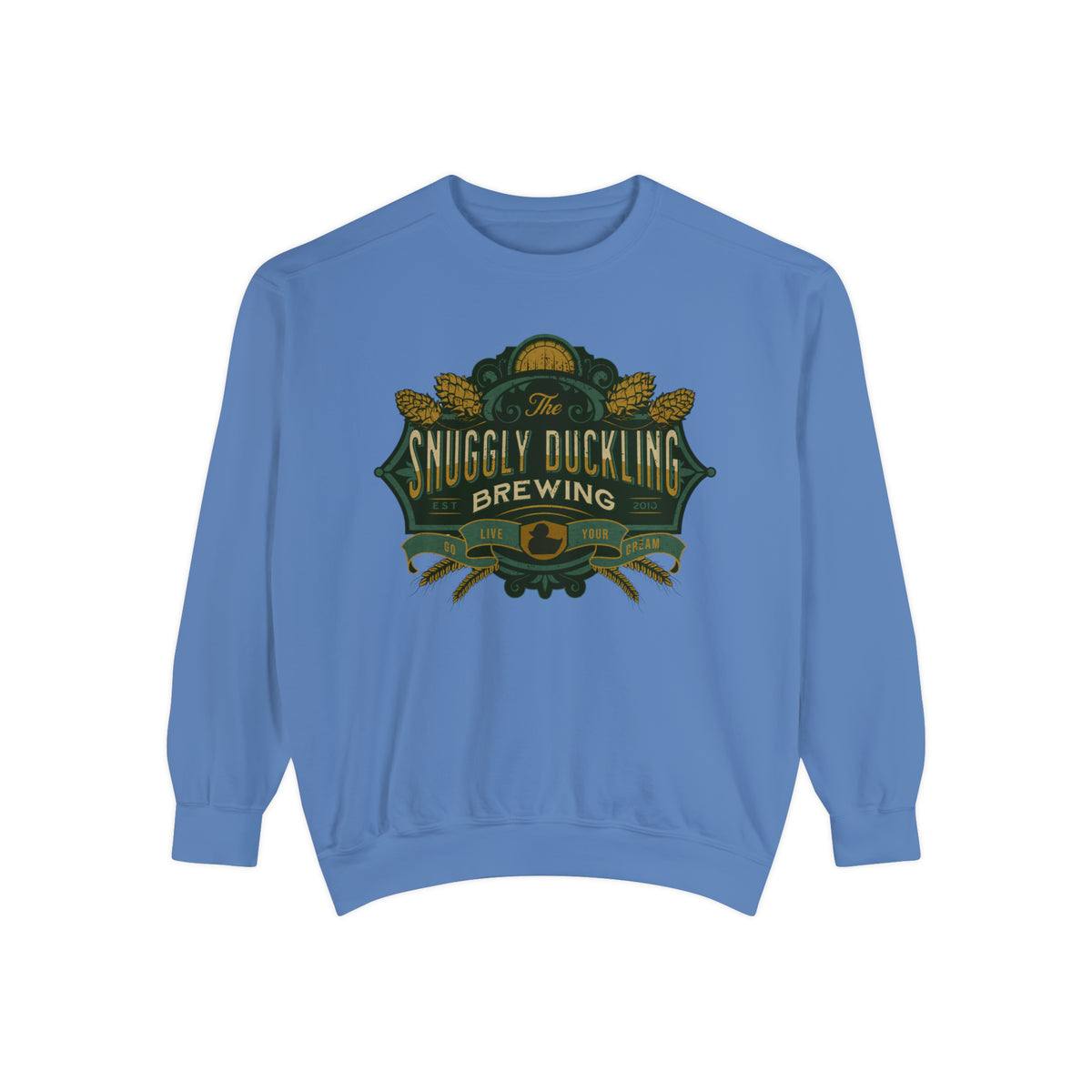 The Snuggly Duckling Brewing Comfort Colors Unisex Garment-Dyed Sweatshirt