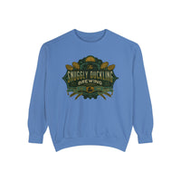 The Snuggly Duckling Brewing Comfort Colors Unisex Garment-Dyed Sweatshirt