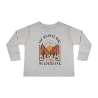 The Wildest Ride In The Wilderness Rabbit Skins Toddler Long Sleeve Tee