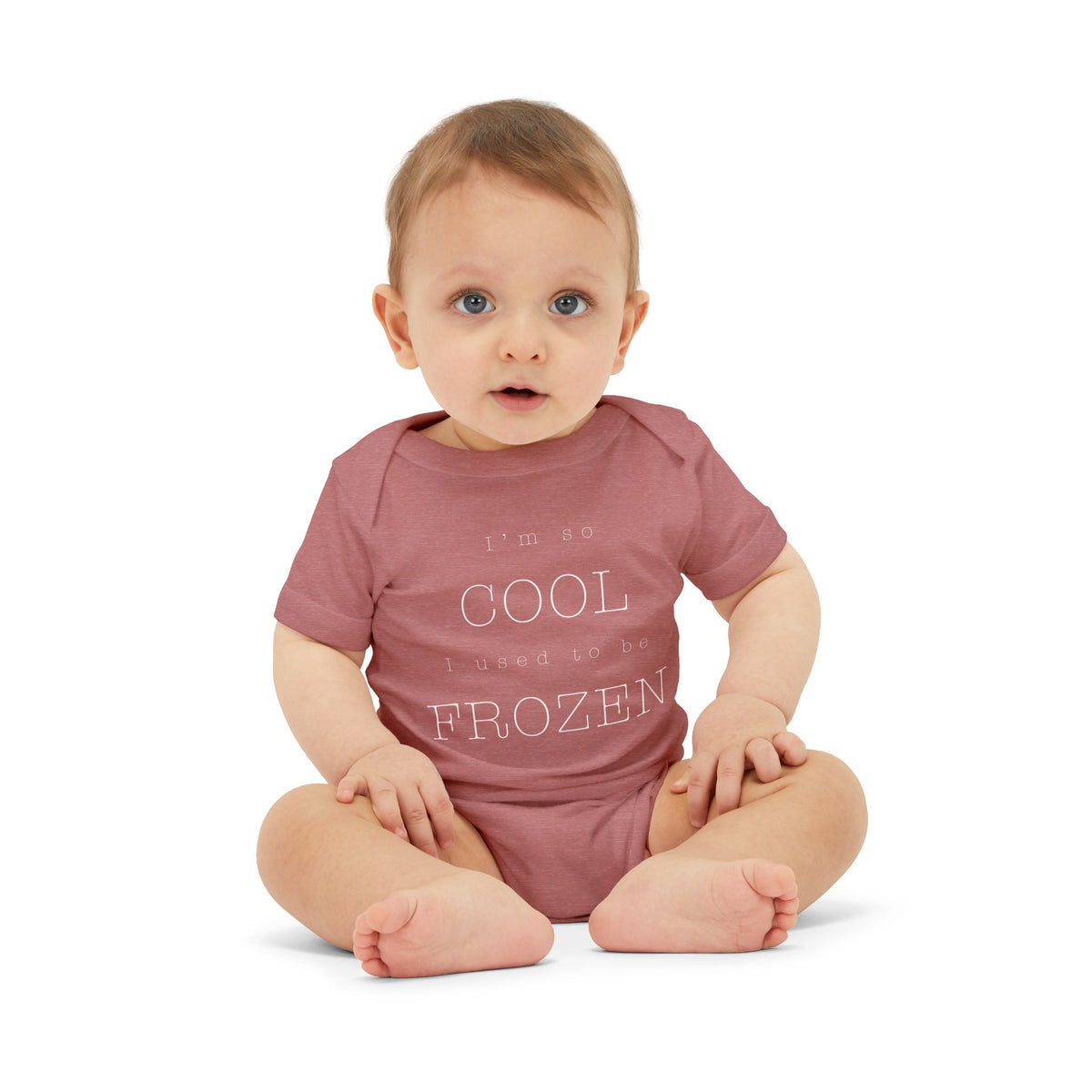 I'm So Cool I Used To Be Frozen Bella Canvas Infant Jersey One Piece