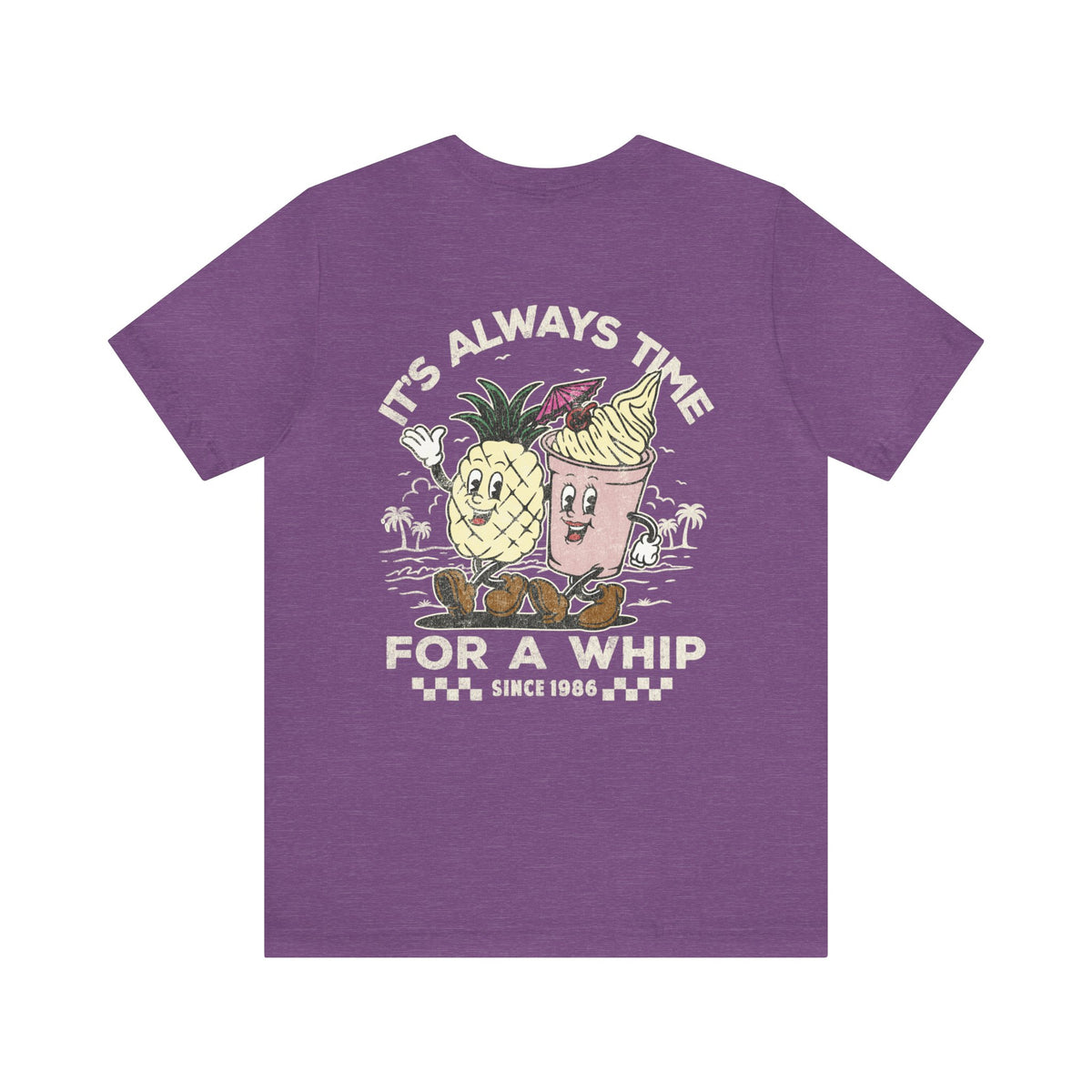 It's Always Time For A Whip Bella Canvas Unisex Jersey Short Sleeve Tee