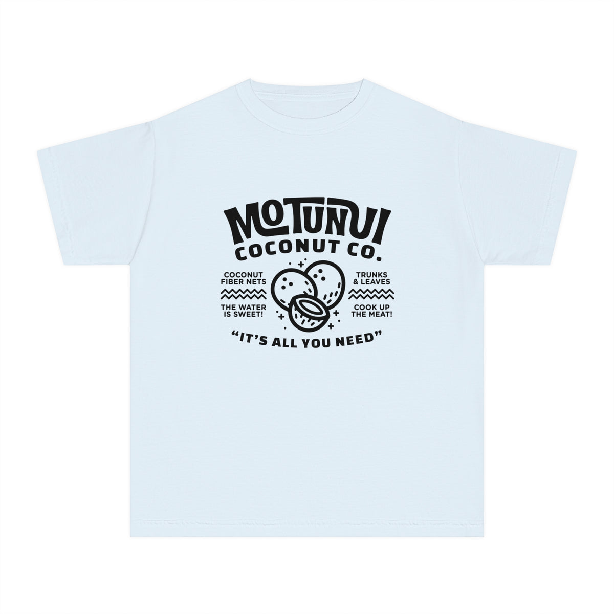 Motunui Coconut Company Comfort Colors Youth Midweight Tee