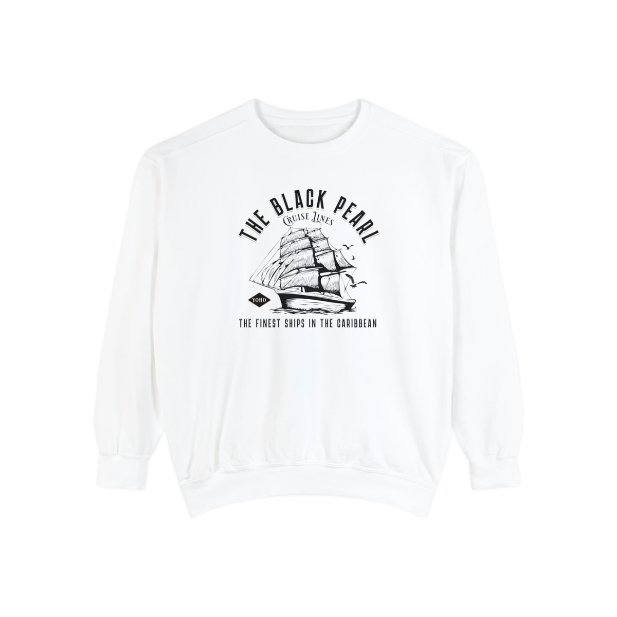 Black Pearl Cruise Lines Comfort Colors Unisex Garment-Dyed Sweatshirt