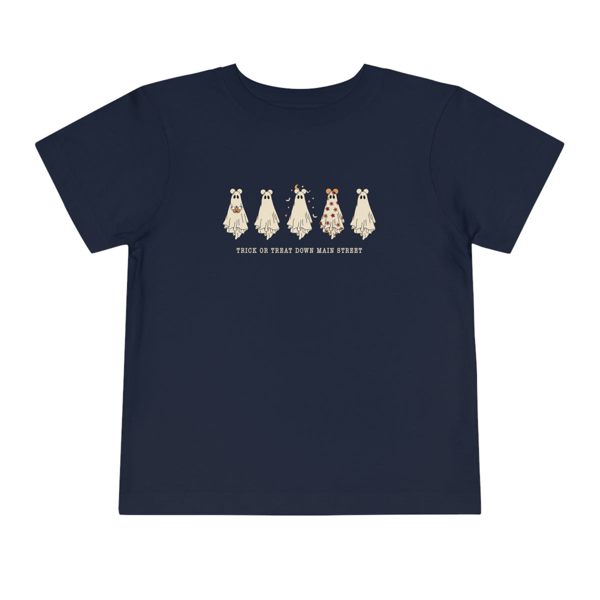 Trick or Treat Down Main Street Toddler Short Sleeve Tee