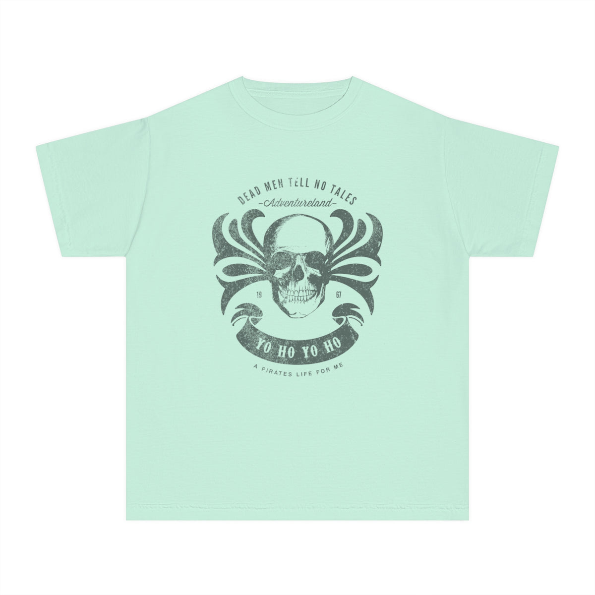 Dead Men Tell No Tales Comfort Colors Youth Midweight Tee