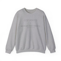 Top Knots And Hormone Shots Gildan Unisex Heavy Blend™ Crewneck Sweatshirt