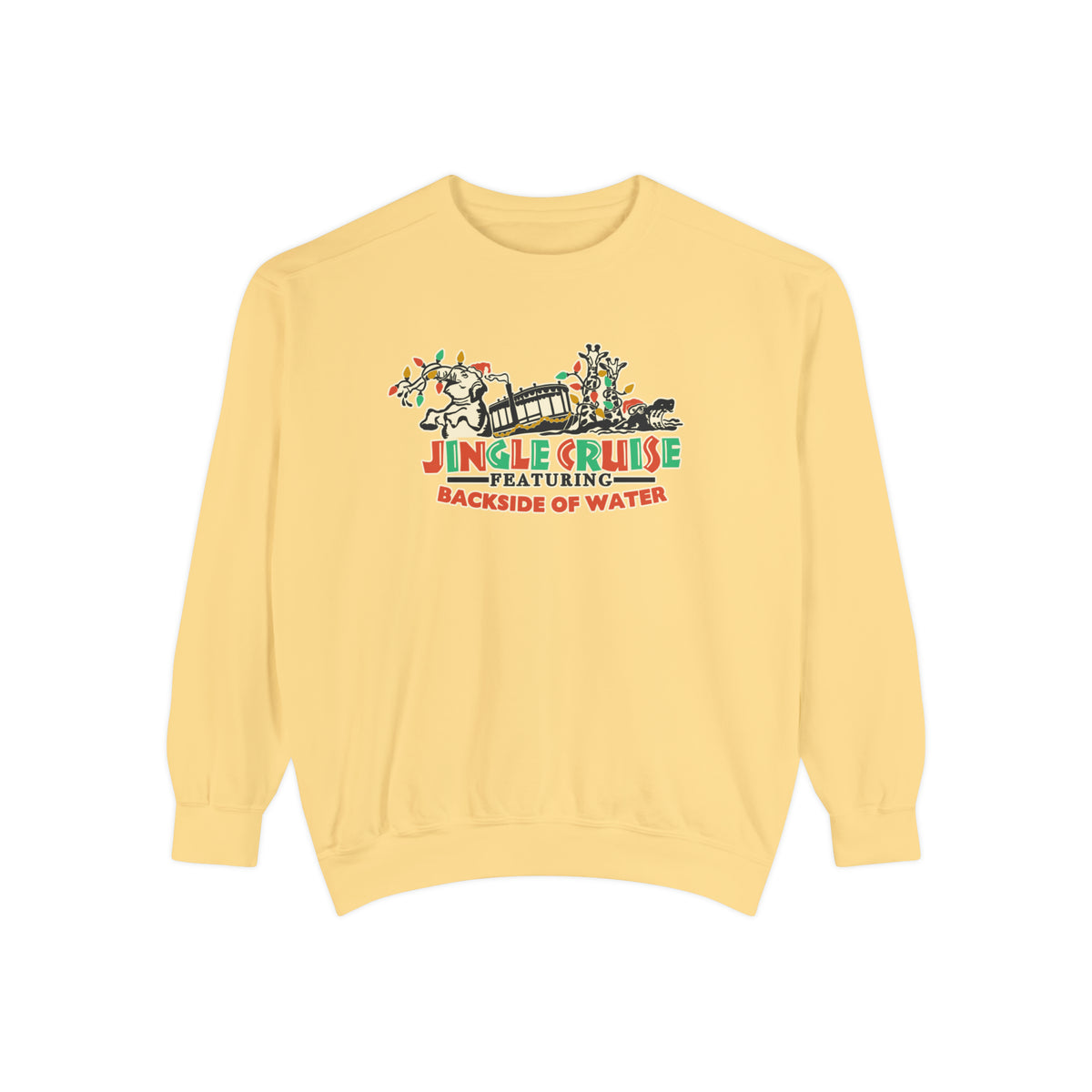 Jingle Cruise Comfort Colors Unisex Garment-Dyed Sweatshirt