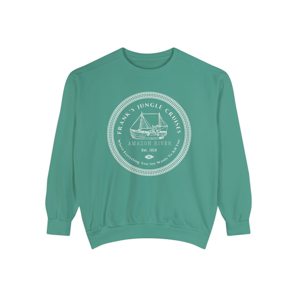Frank's Jungle Cruises Comfort Colors Unisex Garment-Dyed Sweatshirt